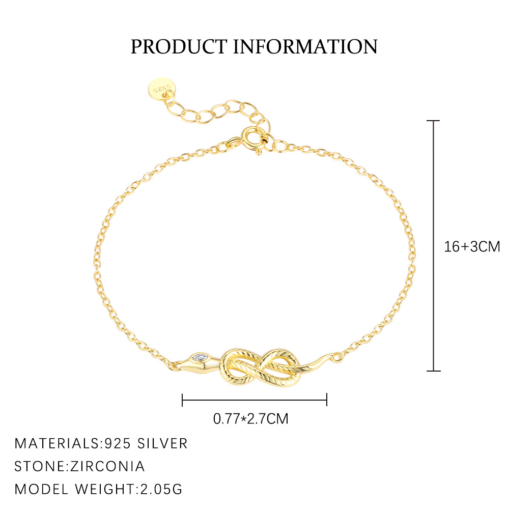S925 Sterling Silver Bracelet Set with Zirconia