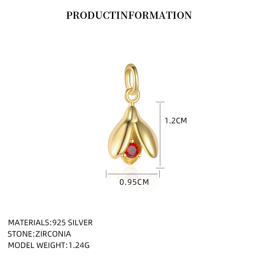 S925 Sterling Silver Pendant Set with Multi-colored Cubic Zirconia