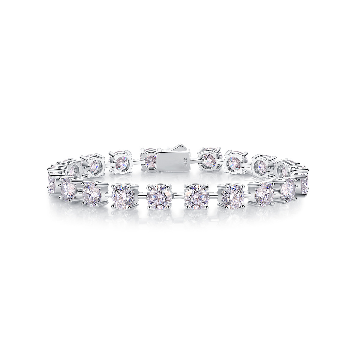 S925 Sterling Silver Moissanite Bracelet