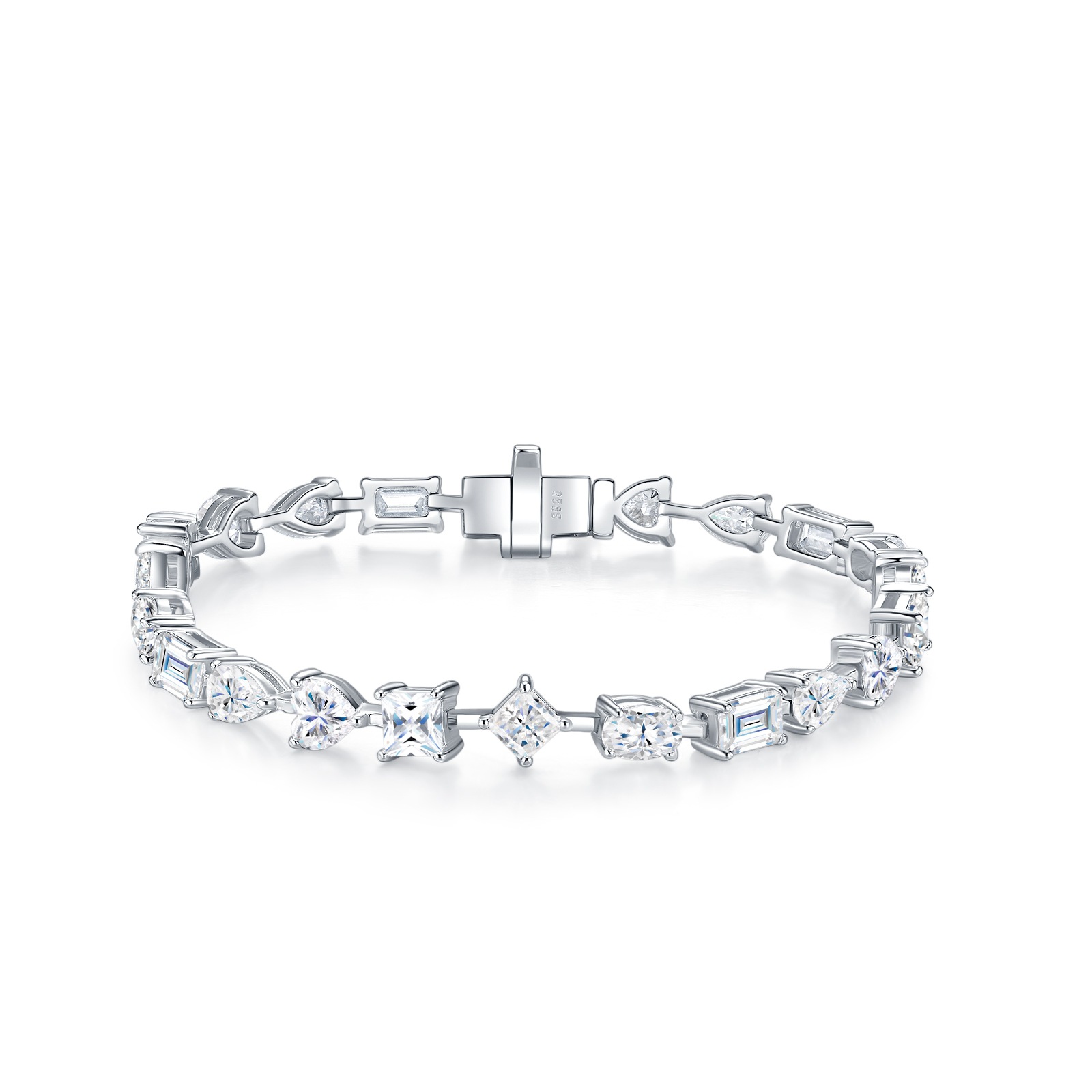 S925 Sterling Silver Moissanite Bracelet