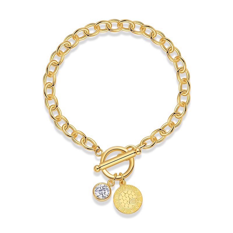 925 Silver Moissanite Cuban Link Bracelet