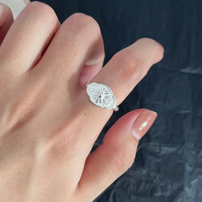 S925 Silver Open Ring - Silvery