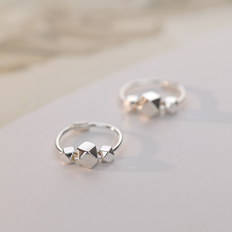 925 sterling silver earrings - silvery