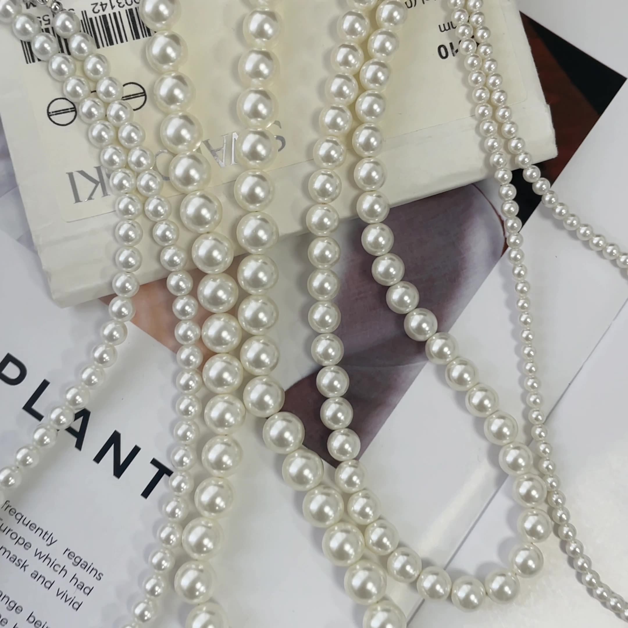 S925 sterling silver Shijia pearl necklace