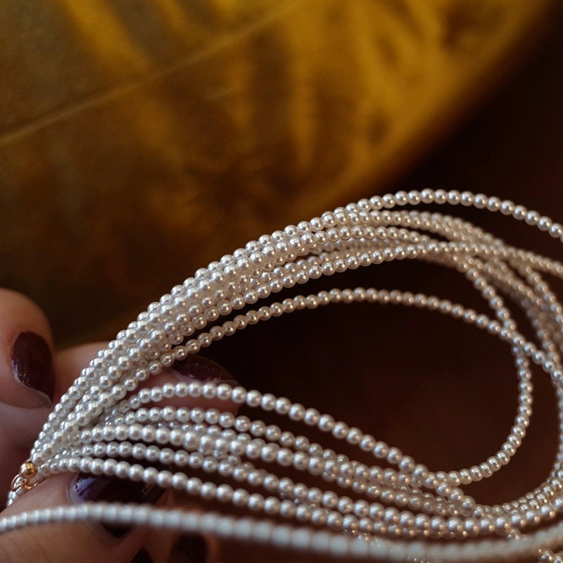 925 sterling silver pearl necklace