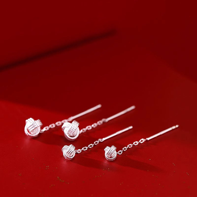 S925 sterling silver ear wire - silver