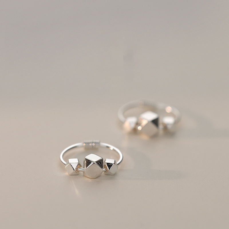 925 sterling silver earrings - silvery