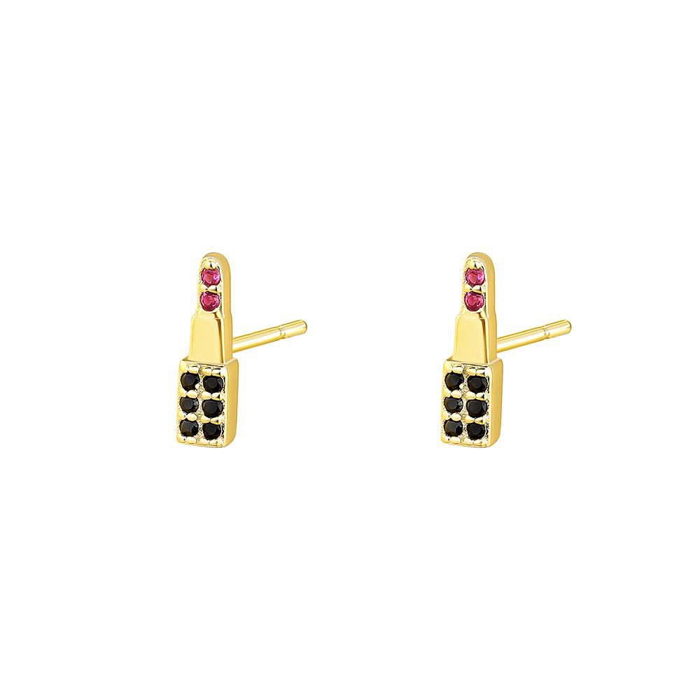 S925 Sterling Silver Zircon Stud Earrings