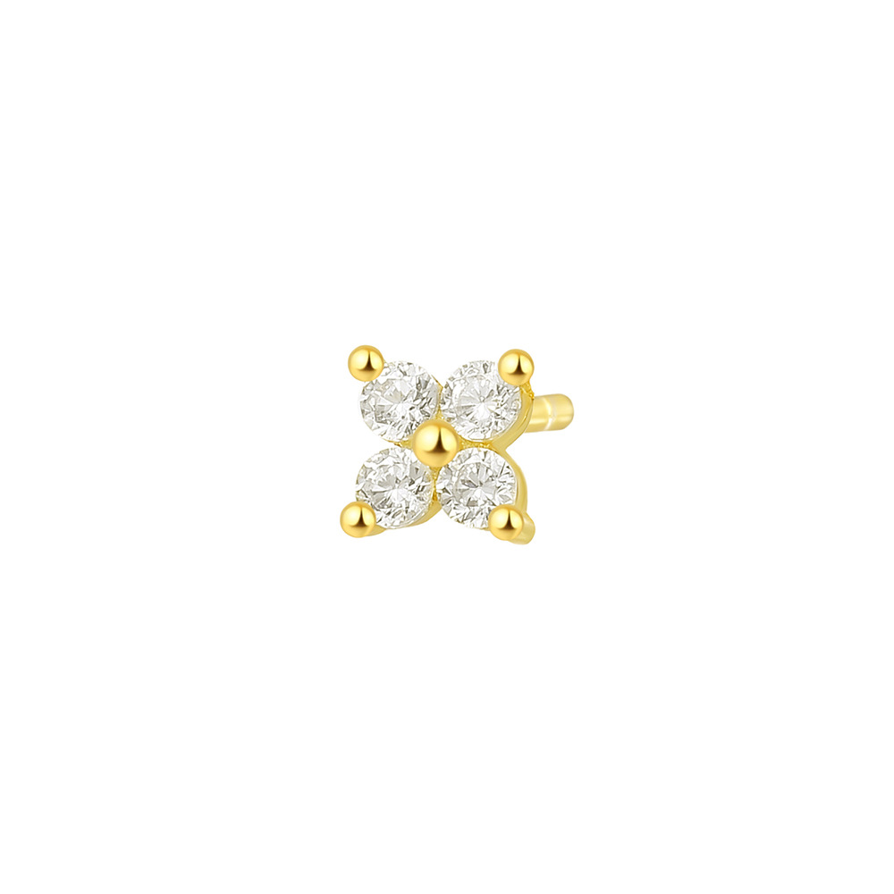 S925 Sterling Silver Earrings Set with Zirconia