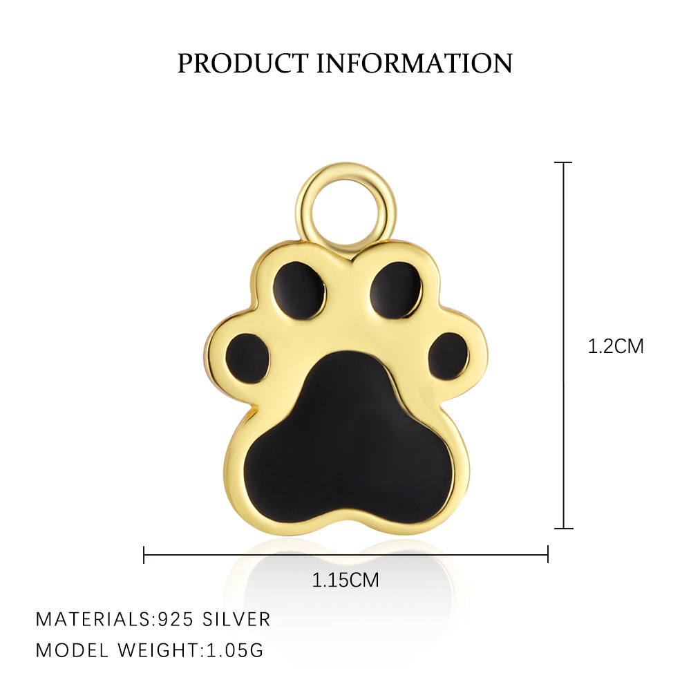 S925 Sterling Silver Epoxy Pendant