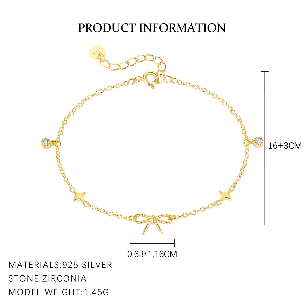 S925 Sterling Silver Sparkling Zirconia Stud Earring and Bracelet Set