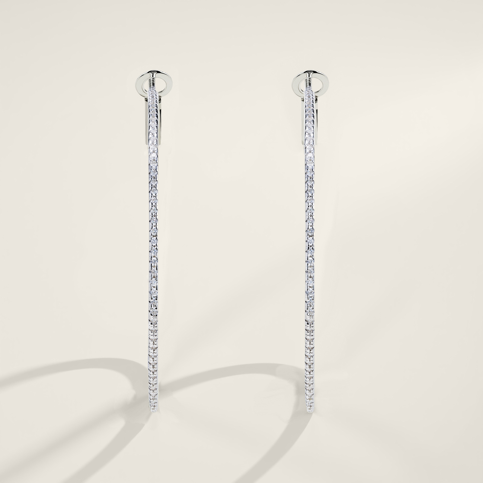 S925 Silver Statement Moissanite Earrings
