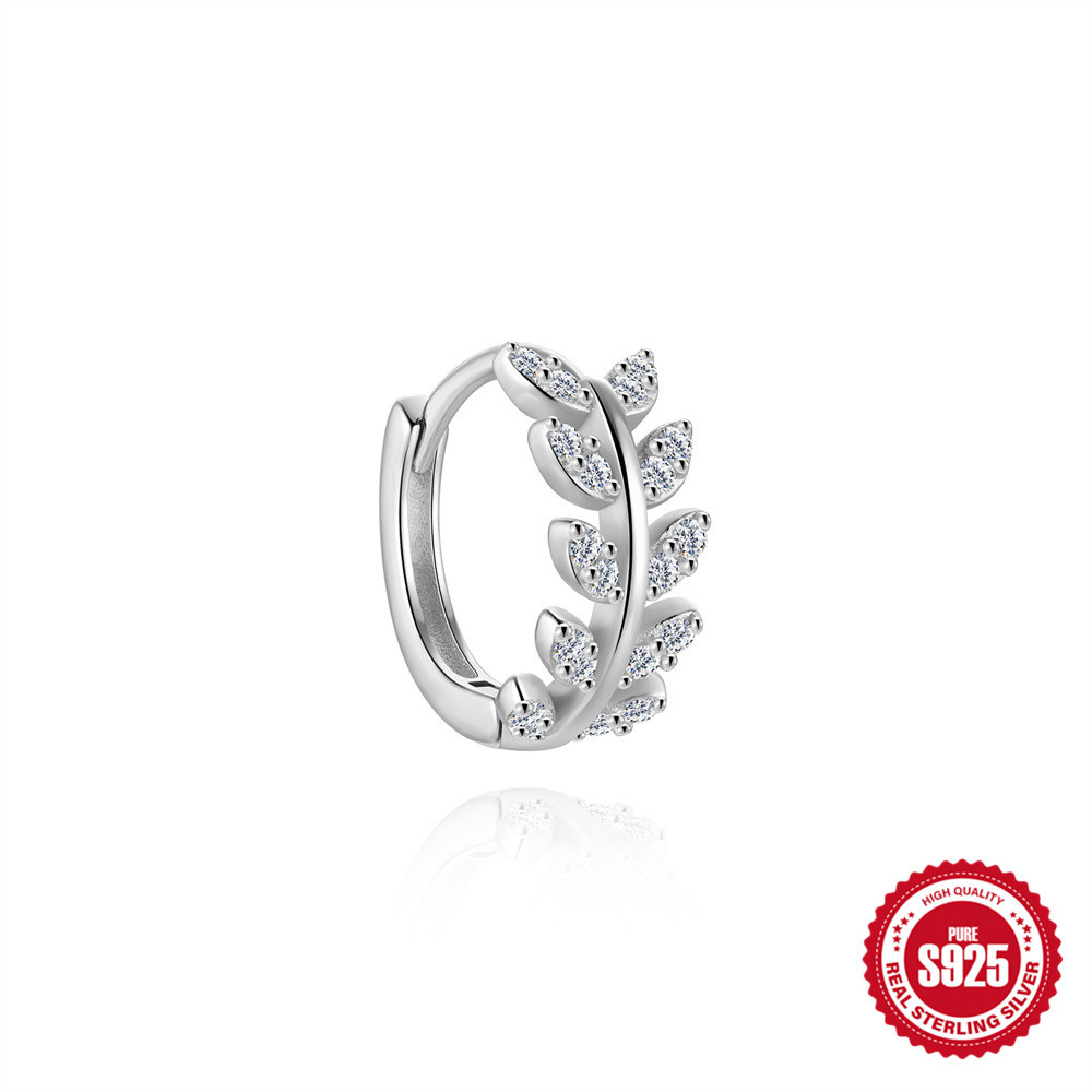 S925 Sterling Silver Moissanite Earrings