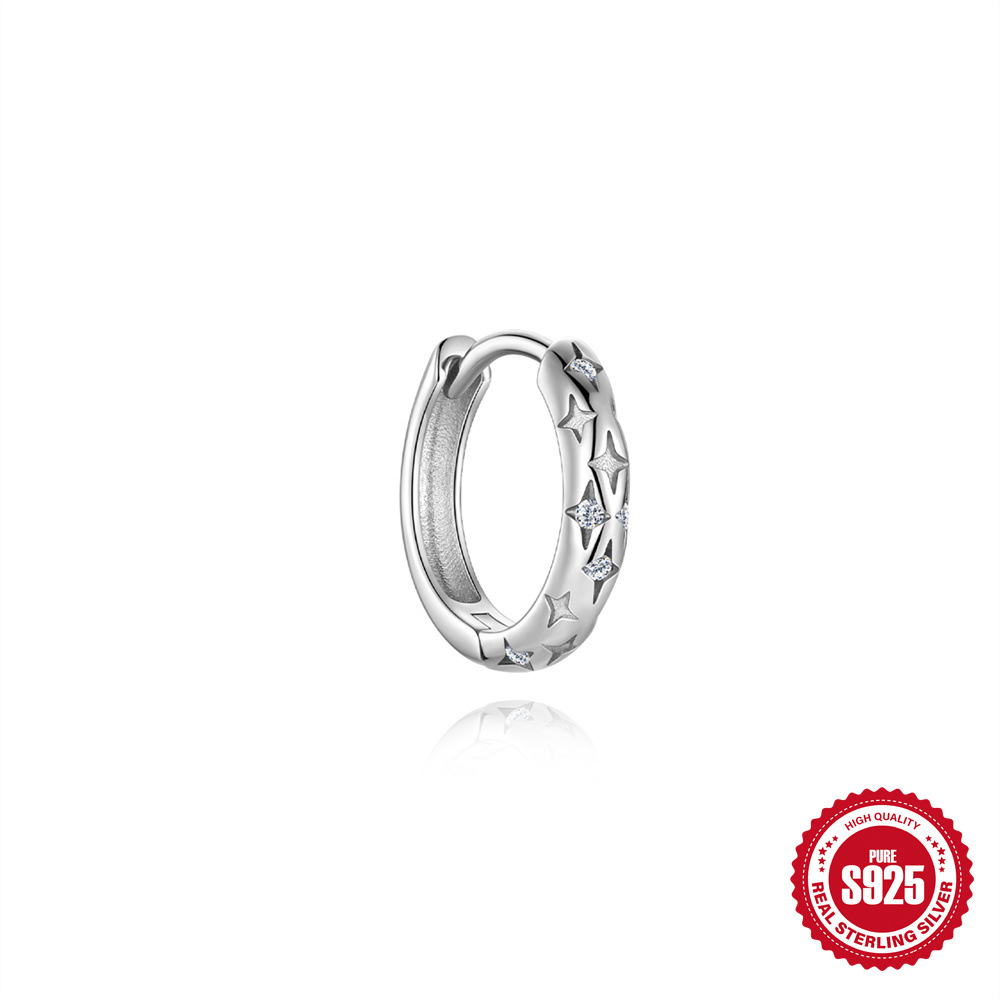 S925 Sterling Silver Moissanite Earrings