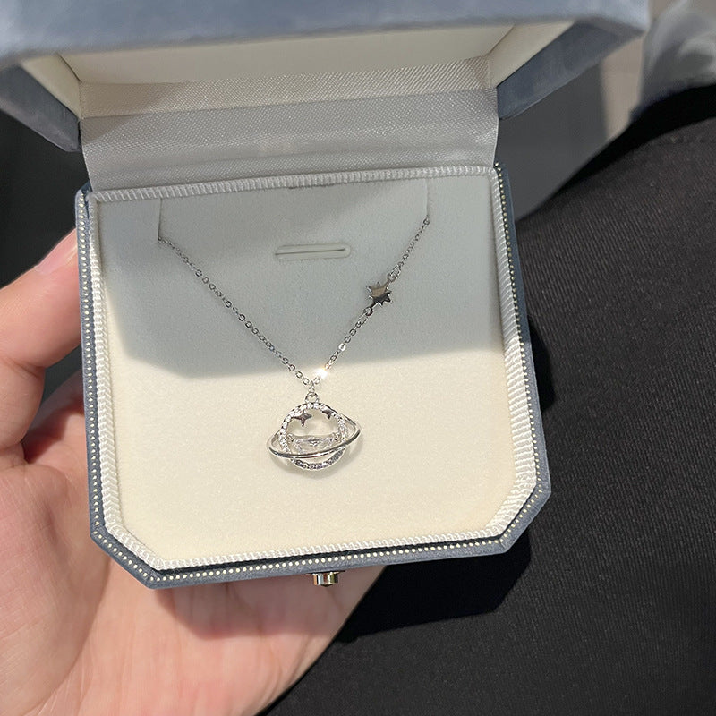 Planet Necklace - Silver