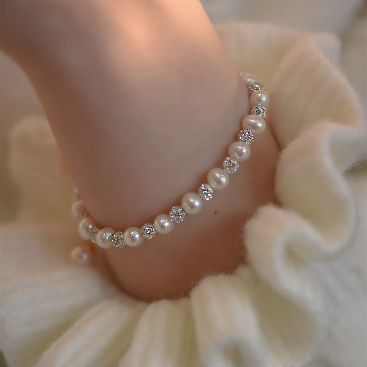 Pearl Bracelet - Silver