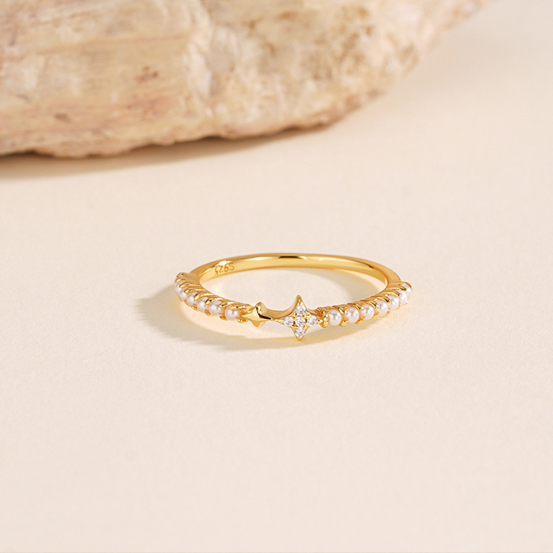 925 Sterling Silver Simple Star Ring