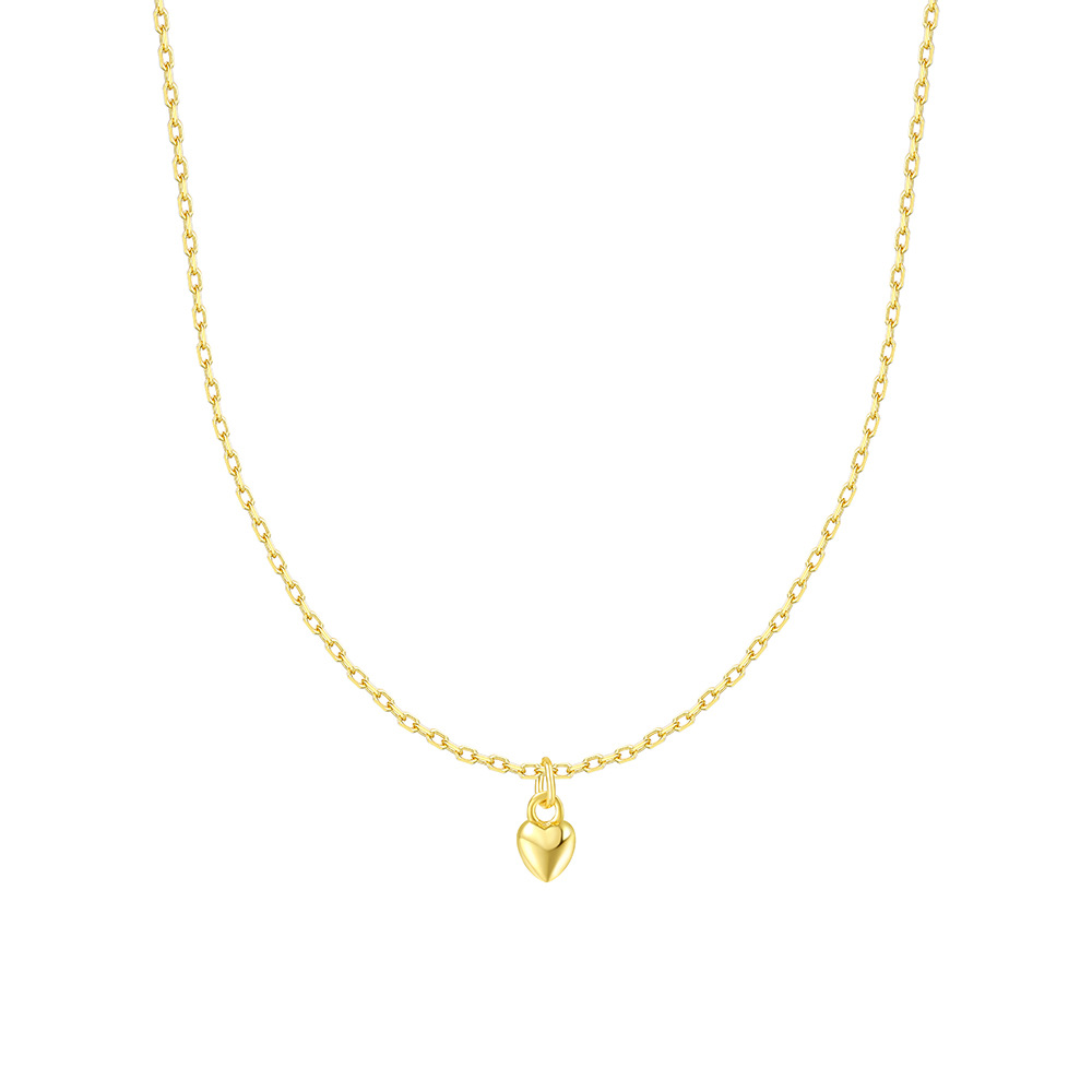 S925 Sterling Silver Necklace with Colorful Cubic Zirconia