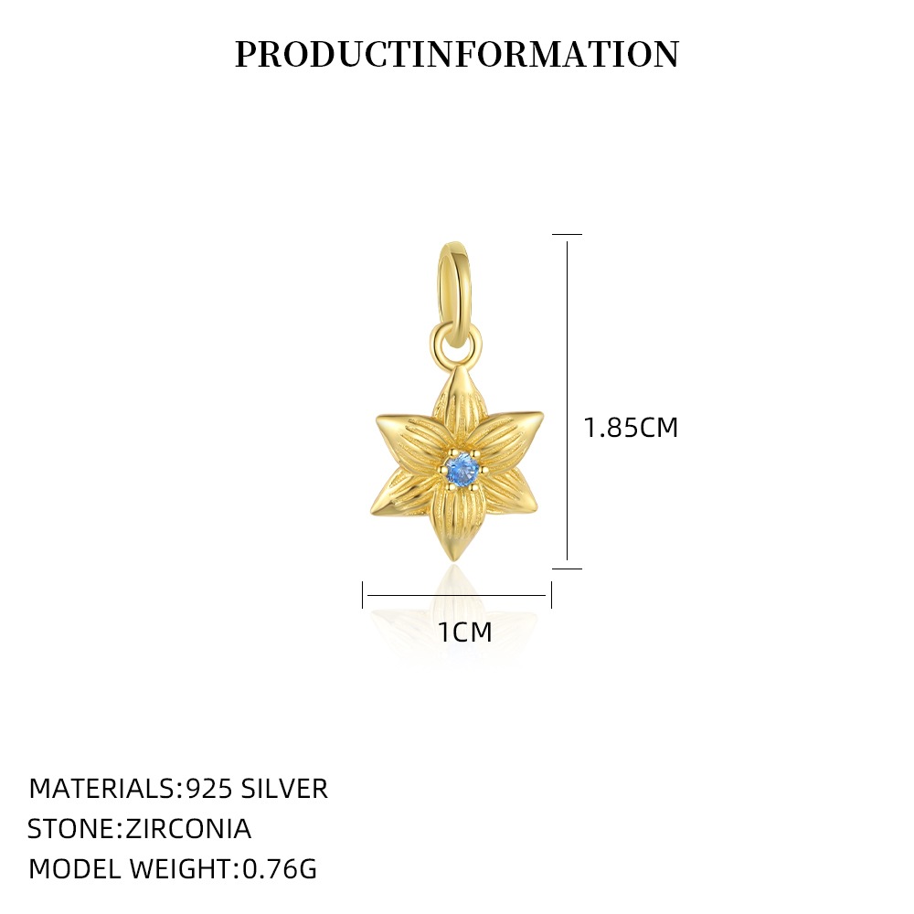 S925 Sterling Silver Pendant Set with Multi-colored Cubic Zirconia