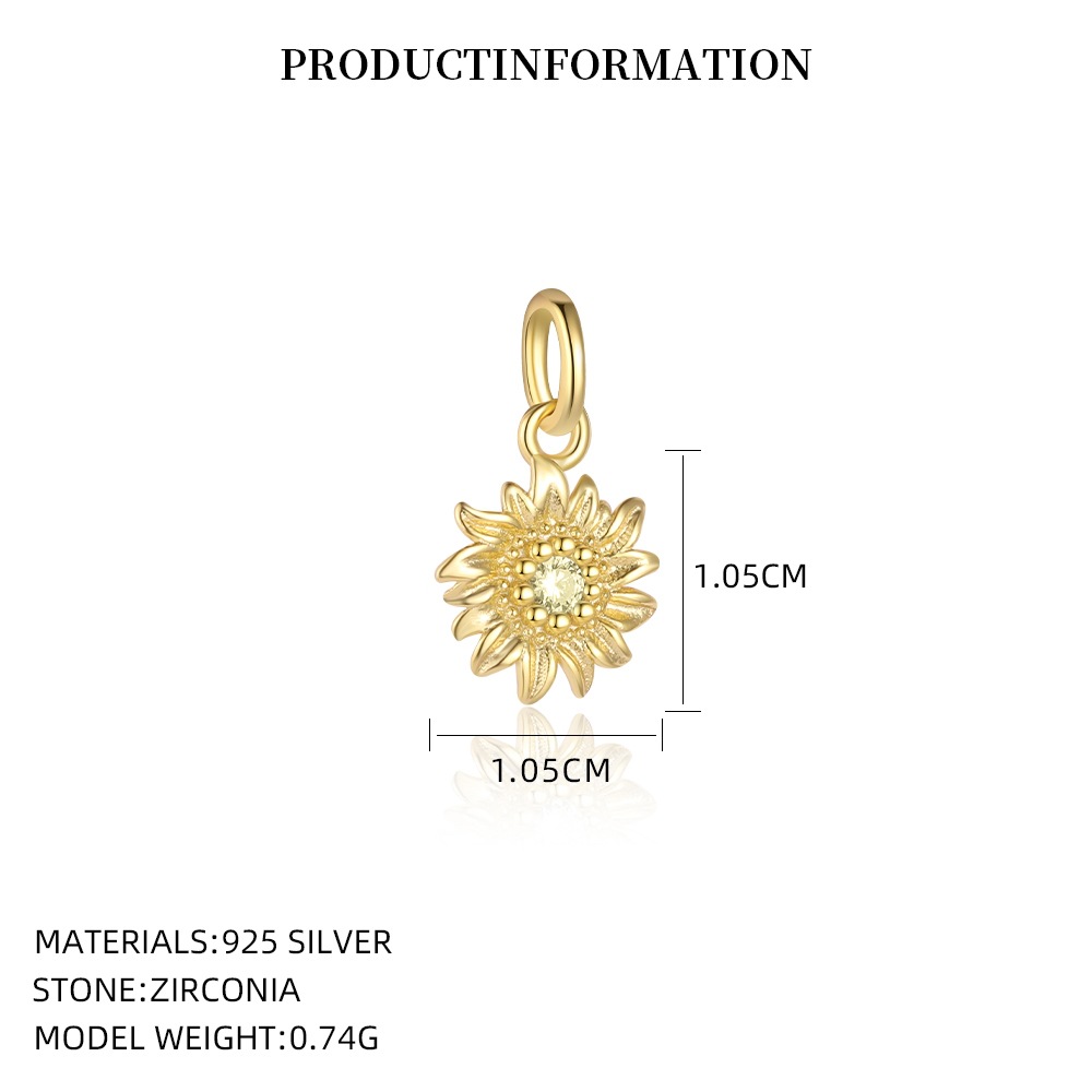 S925 Sterling Silver Pendant Set with Multi-colored Cubic Zirconia