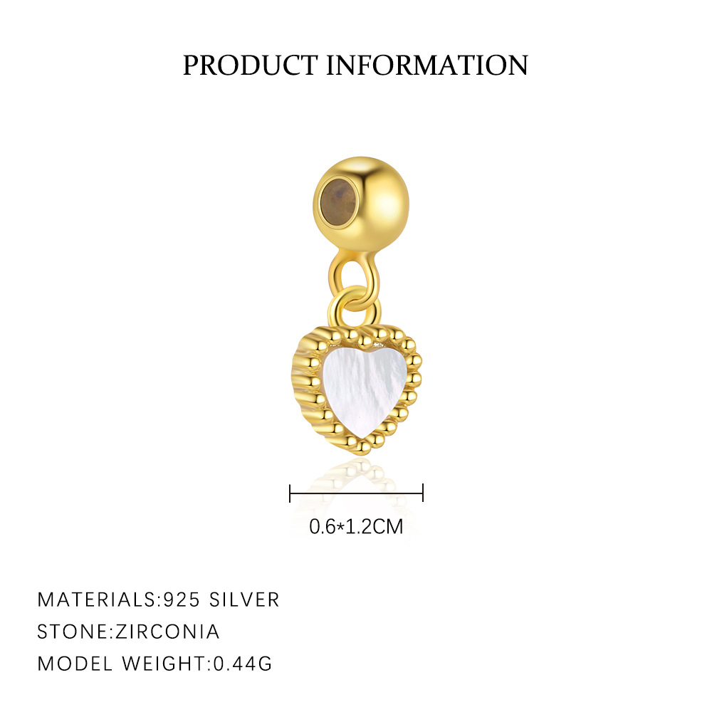 S925 Sterling Silver Zircon Pendant