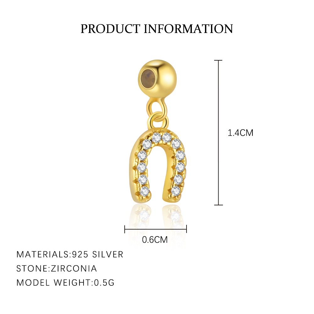 S925 Sterling Silver Zircon Pendant