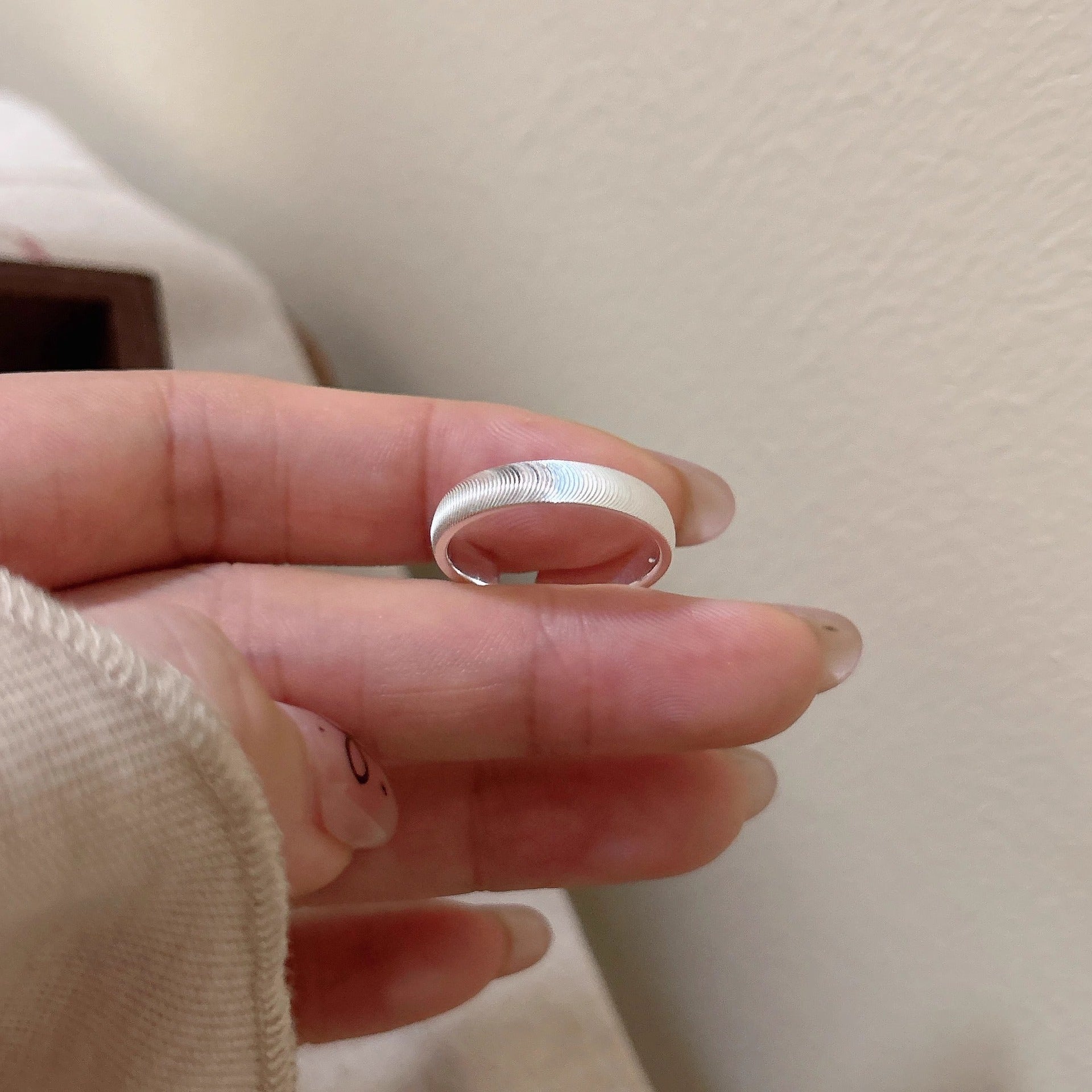 S999 Silver Open Ring