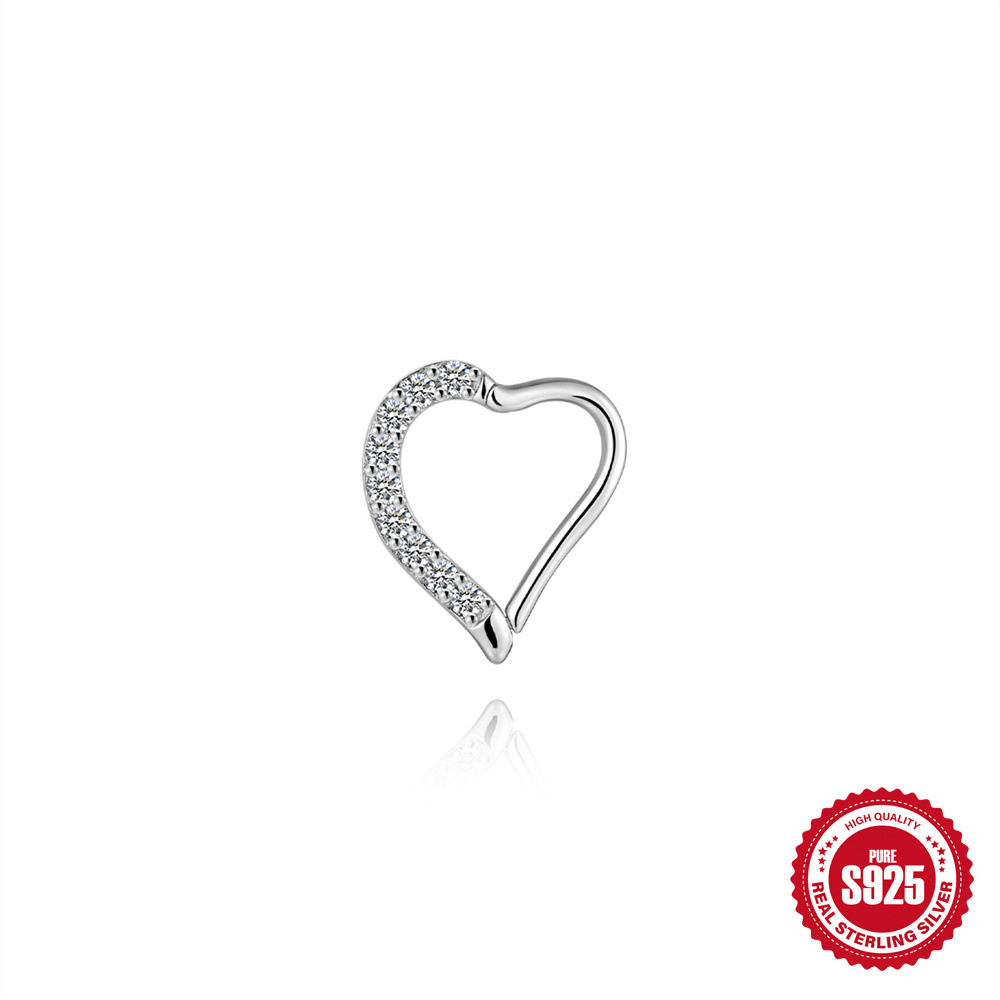 S925 Sterling Silver Moissanite Earrings