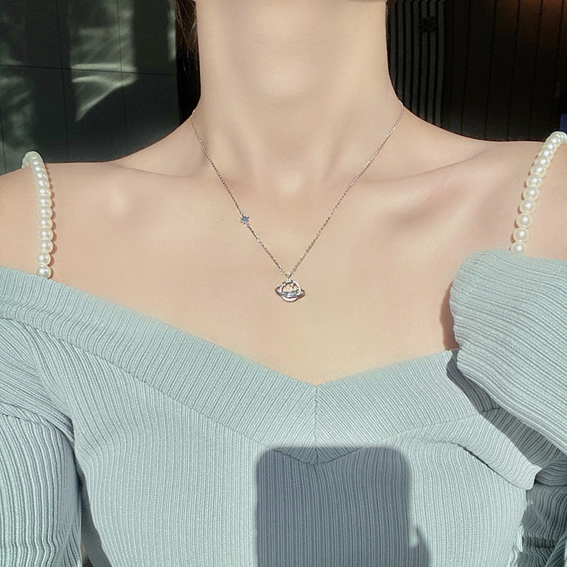 Planet Necklace - Silver