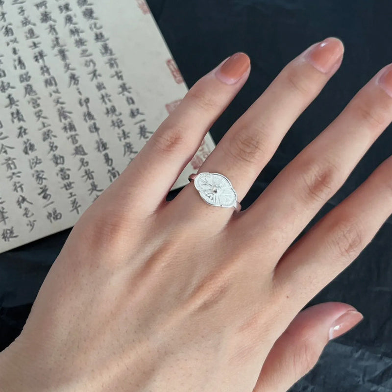 S925 Silver Open Ring - Silvery