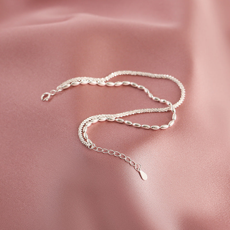 Starry Sky Double layered Bracelet - Silver