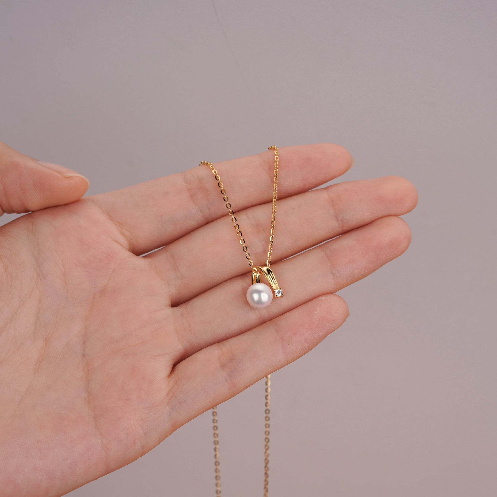 925 sterling silver freshwater pearl pendant necklace