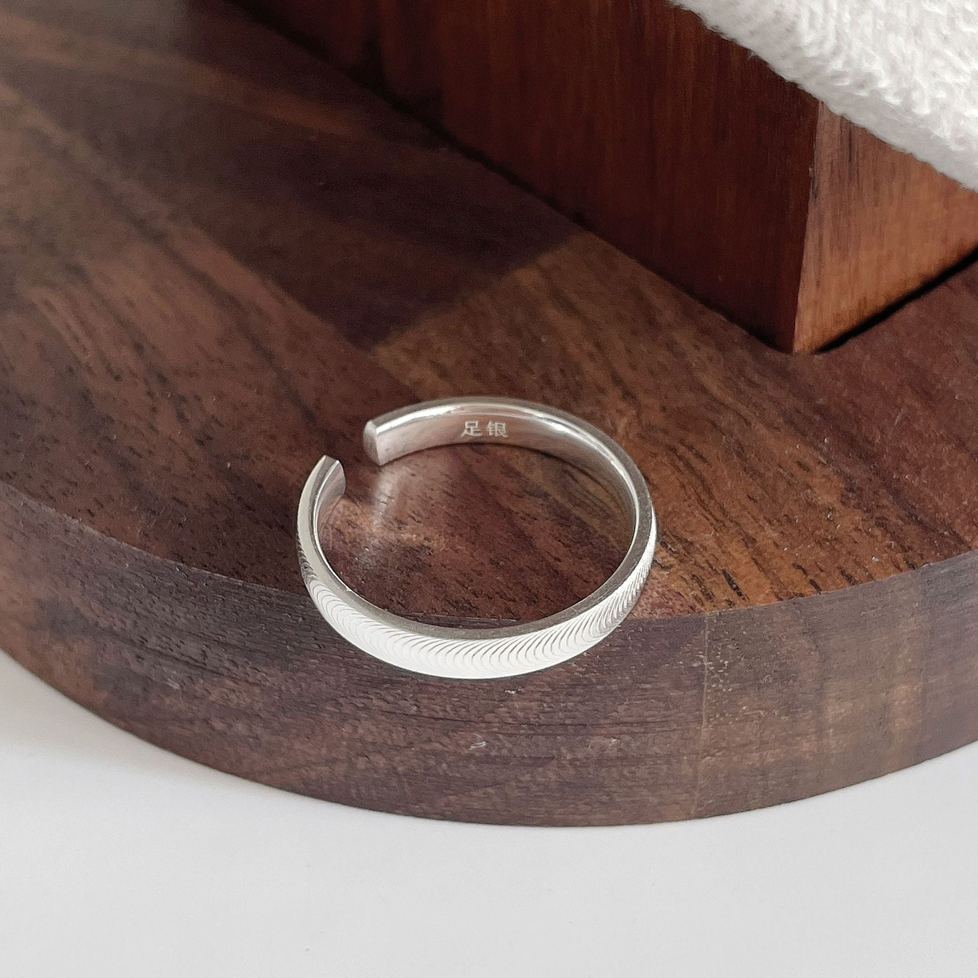 S999 Silver Open Ring