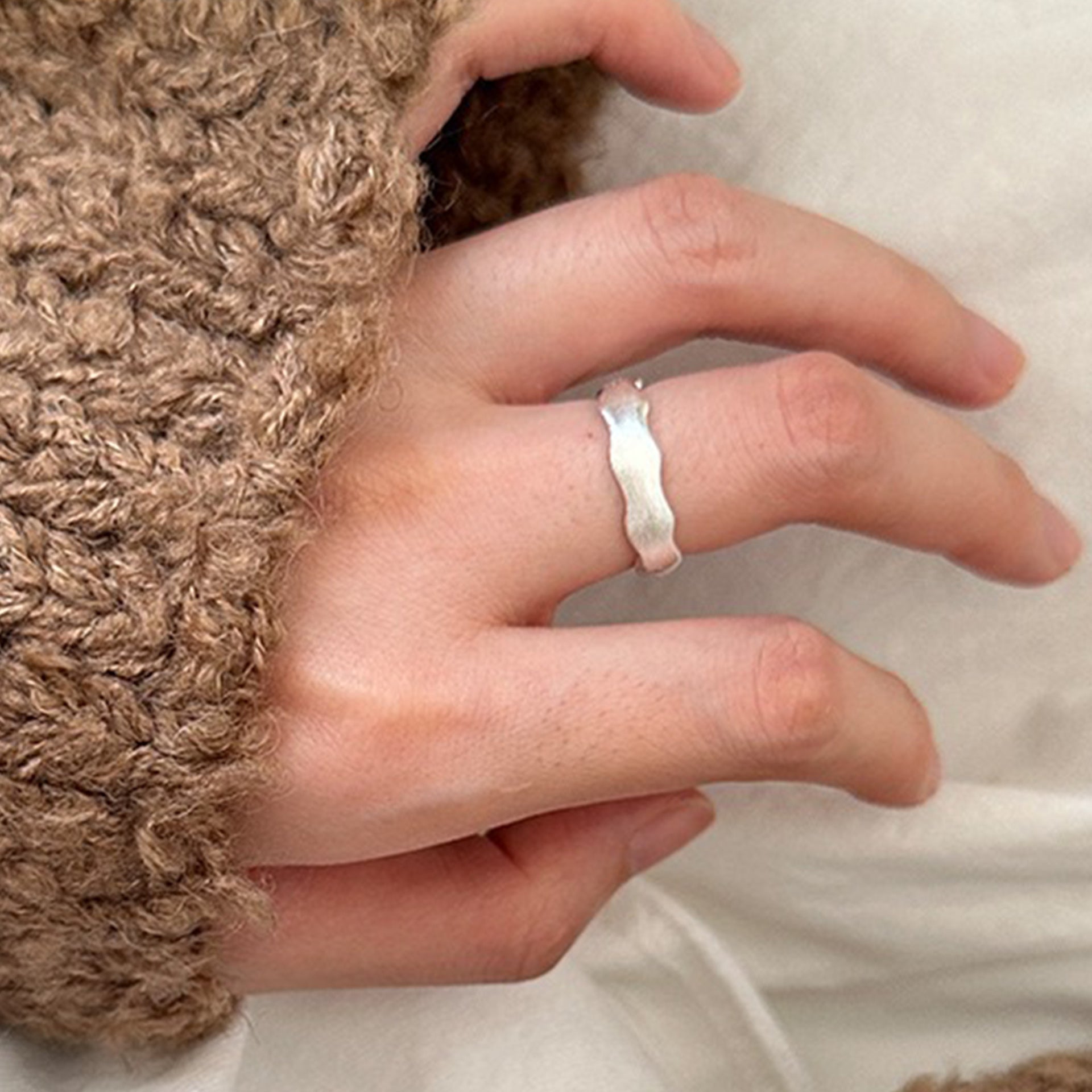 925 sterling silver open ring