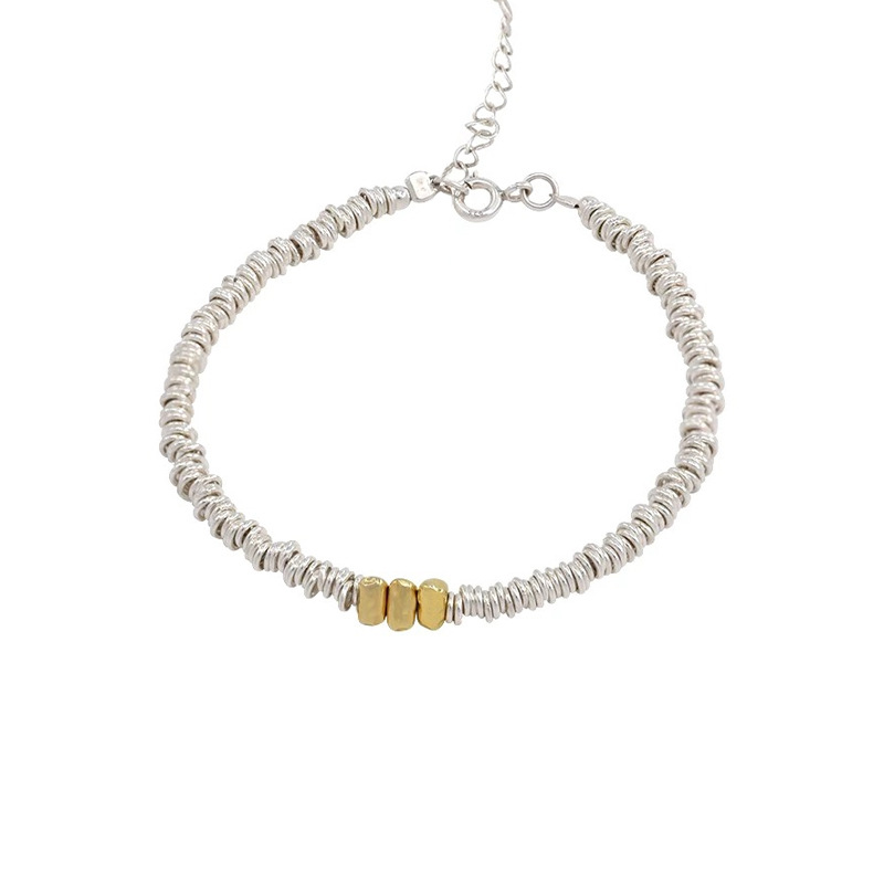 925 sterling silver bracelet -  silvery