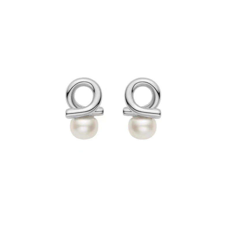 925 sterling silver freshwater pearl earrings