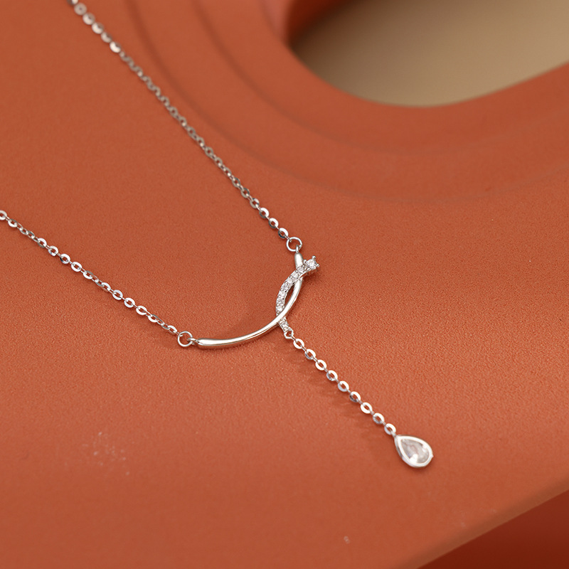 925 sterling silver tassel pendant necklace