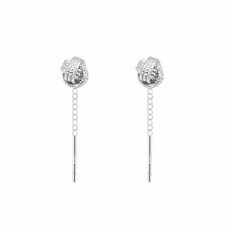 S925 sterling silver ear wire - silver