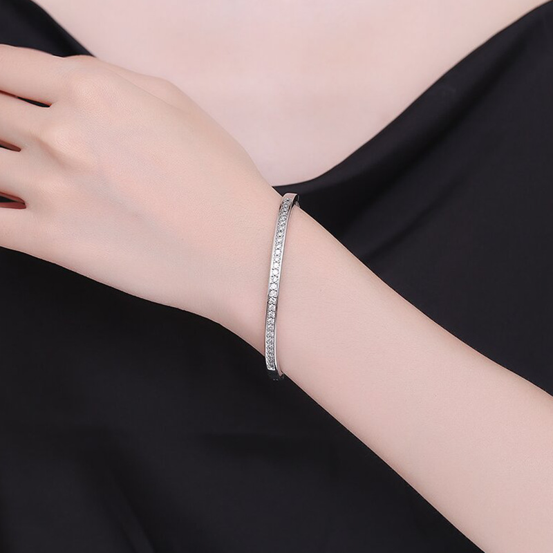 S925 silver moissanite starry bracelet