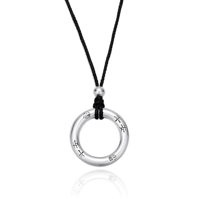 999 silver couple necklace