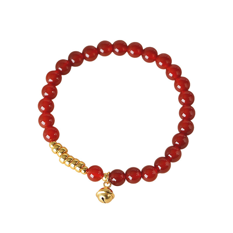 925 sterling silver red agate bracelet