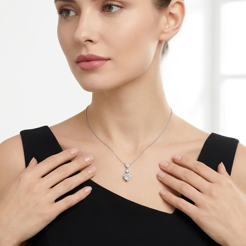 S925 Silver Moissanite Necklace