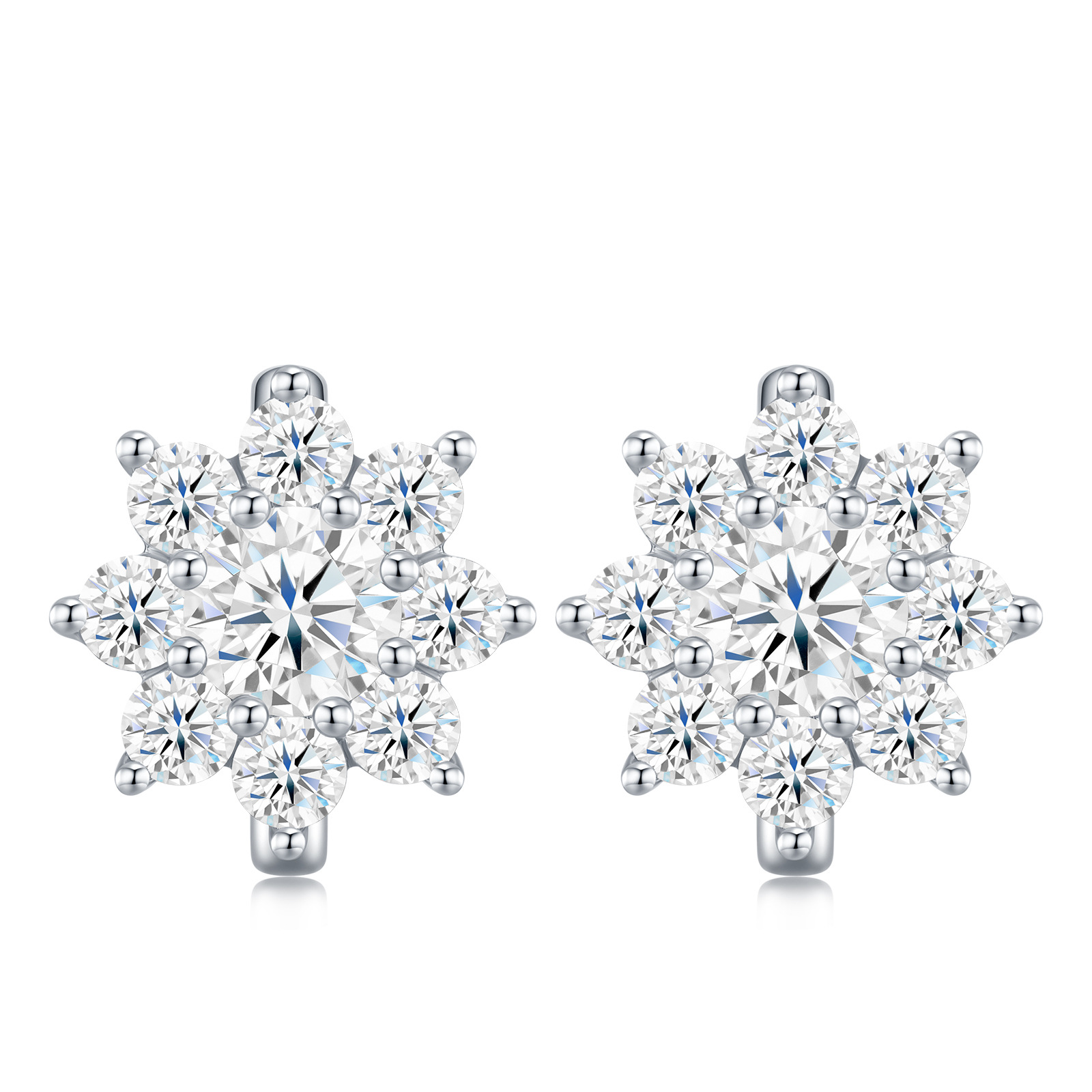 S925 Silver Moissanite Earrings – Sweet Style