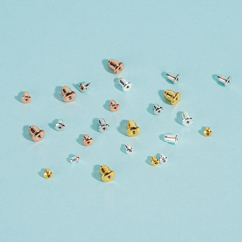 S925 sterling silver bullet ear plug anti-dropping accessories wholesale