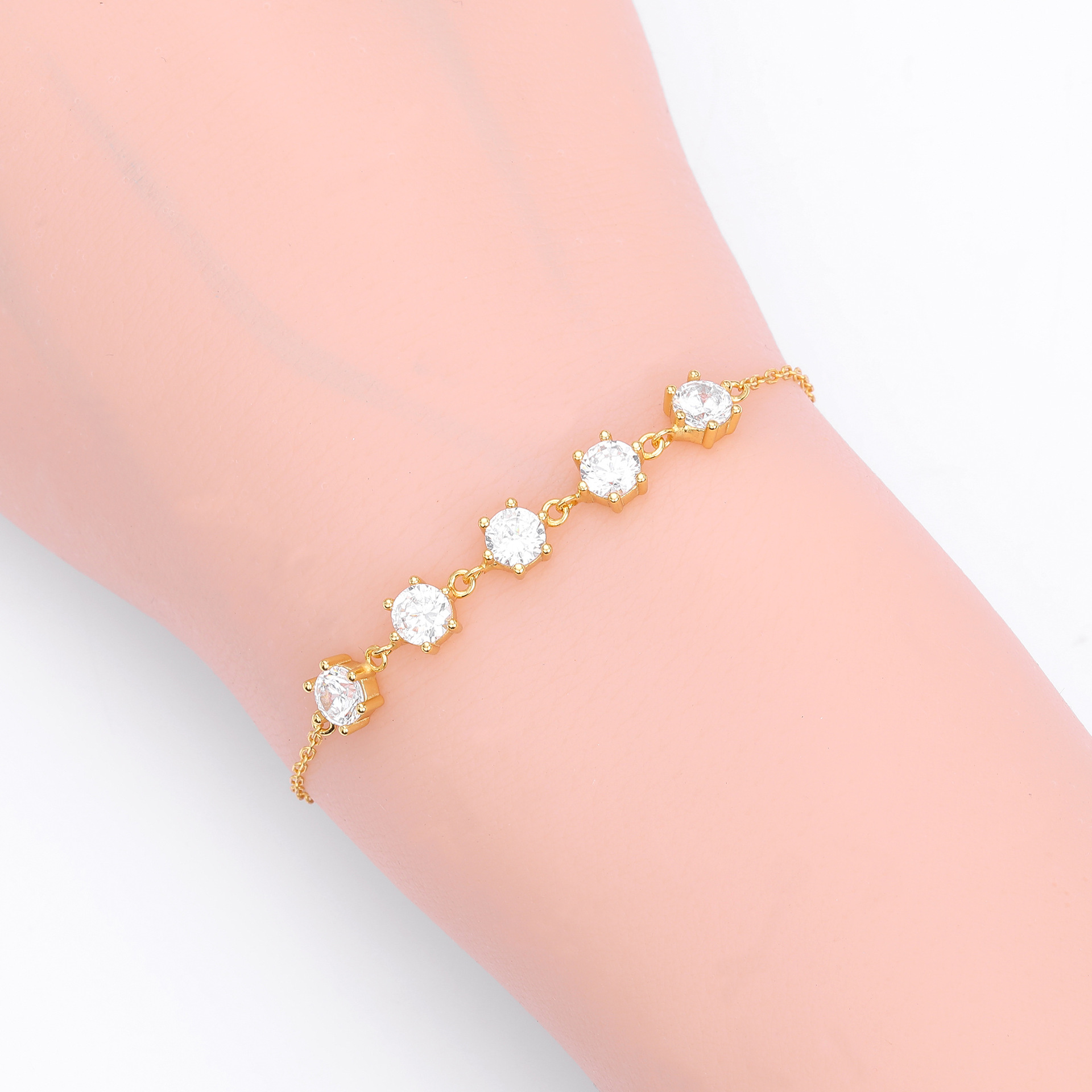 S925 Sterling Silver Starry Sky Bracelet