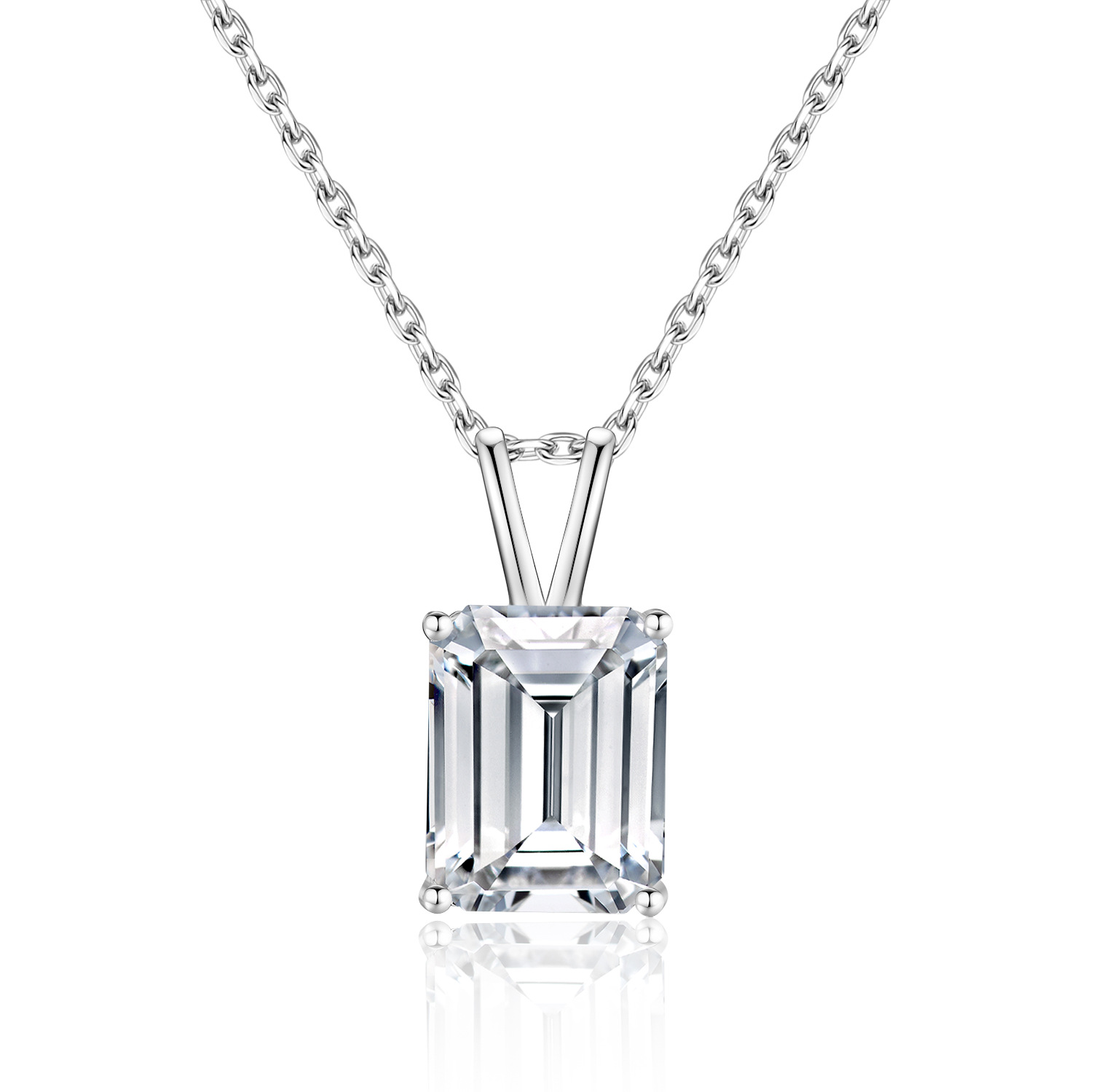 S925 Sterling Silver Moissanite Necklace