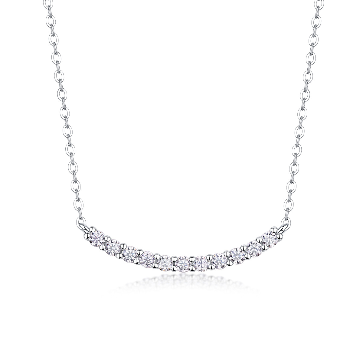 S925 Silver Moissanite Necklace