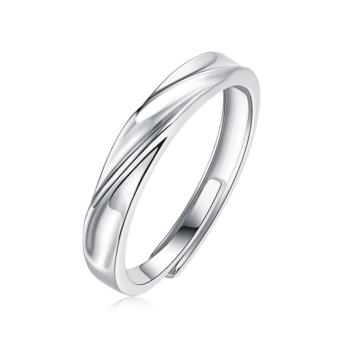 S925 Sterling Silver Moissanite Couple's Rings