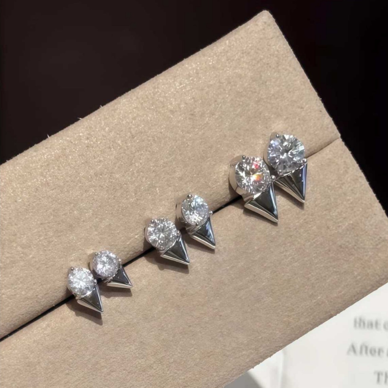 S925 Sterling Silver Moissanite Earrings