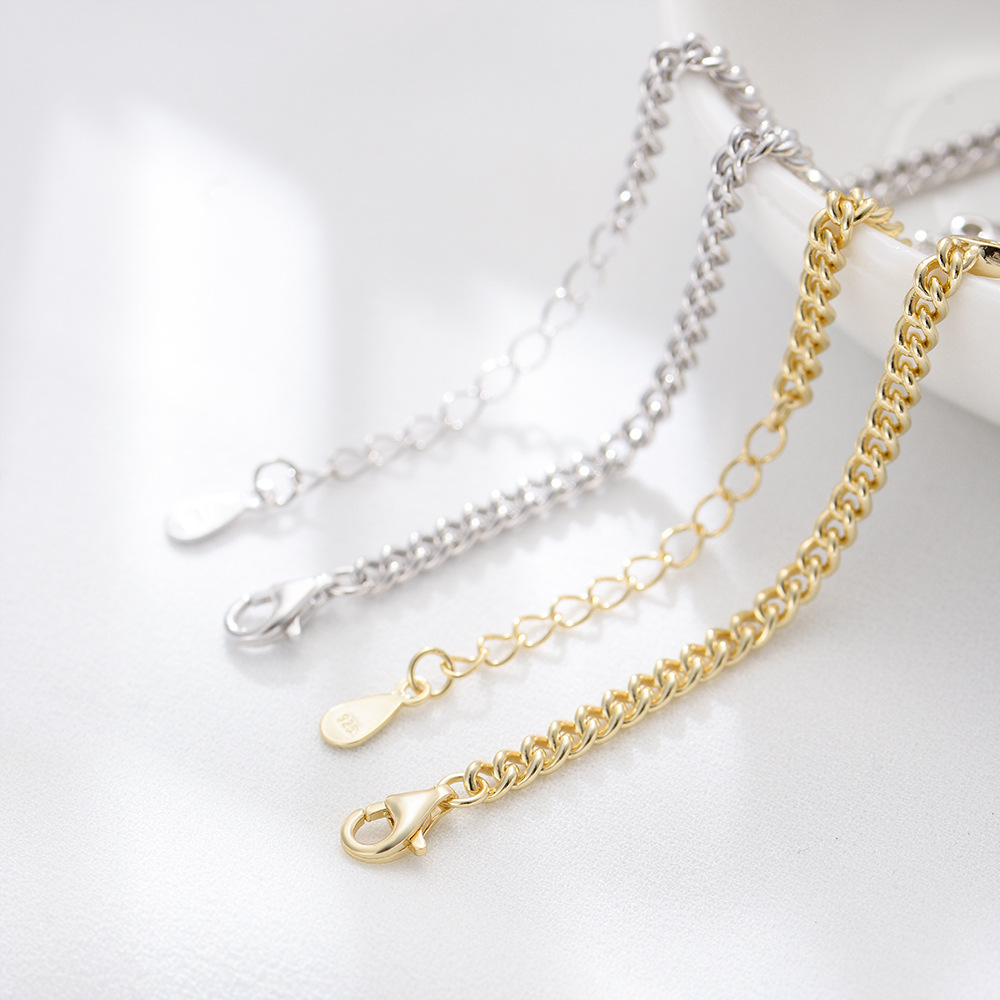 S925 Sterling Silver Heart-Shaped Zircon Bracelet